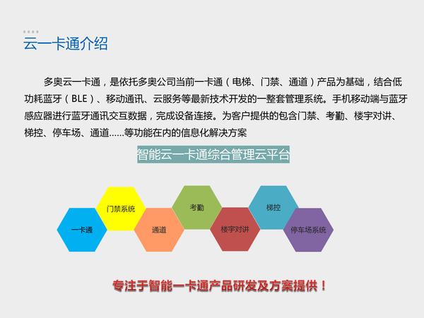 现在炒的火热的互联网+智能一卡通到底有哪些系统